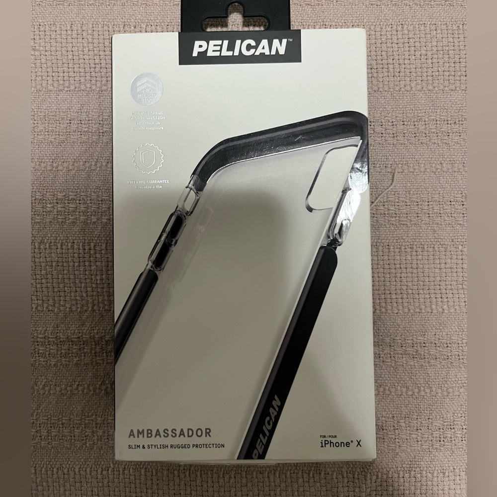 Pelican phone case for iPhone X